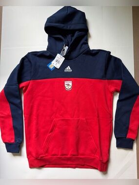 Adidas [M] Arsenal Retro Hoodie, Red/Navy KE3910